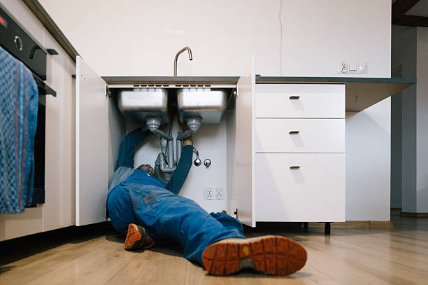 Professional Drain Cleaning technician working in Glenn Dale, MD